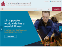 Tablet Screenshot of clubhouse-intl.org